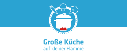 Das Logo des Projekts "Große Küch auf kleiner Flamme"
