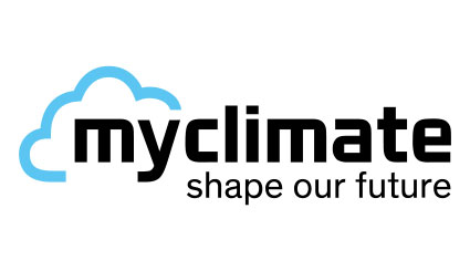 Logo von myclimate – shape our future